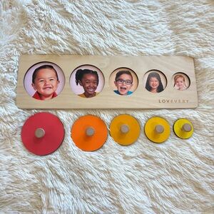 Lovevery Wooden Circle of Friends Puzzle
